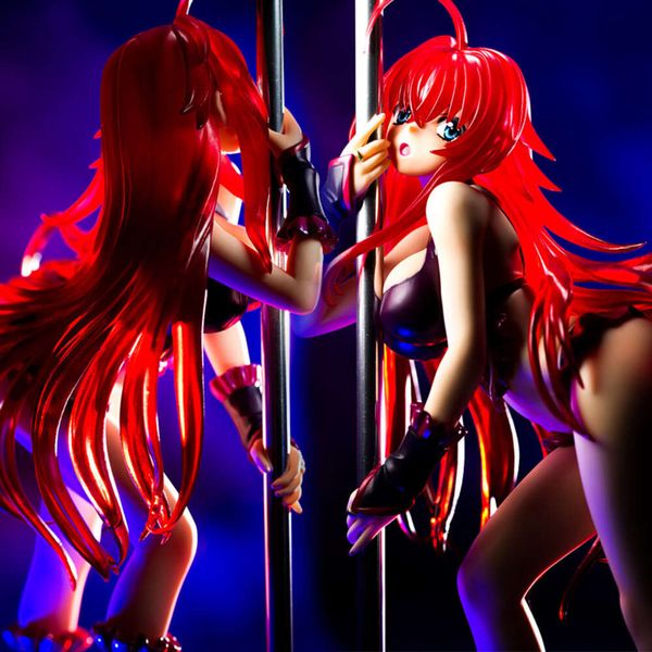 Anime manga 21.5cm nsfw anime lise dxd kahraman rias gremory kutup dans ver 1/7 pvc aksiyon figürü oyuncaklar yetişkinler koleksiyon modeli oyuncak hediye