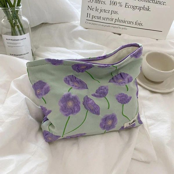 Kozmetik çantalar Avrupa Amerika makyaj çantası kadın fermuarlı organizatör seyahat esansiyeller çanta çanta bayanlar tuvalet kasa debriyaj