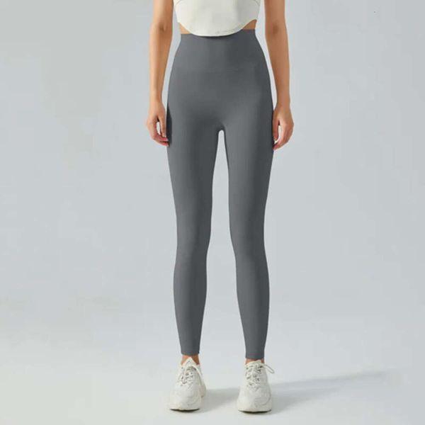 2024 lululemenI Damen-Yogahose, Sport, Laufen, formend, hohe Taille, Leggings, Mädchen, Jogger, Jogginghose, Fiess-Hose, 685 ccc