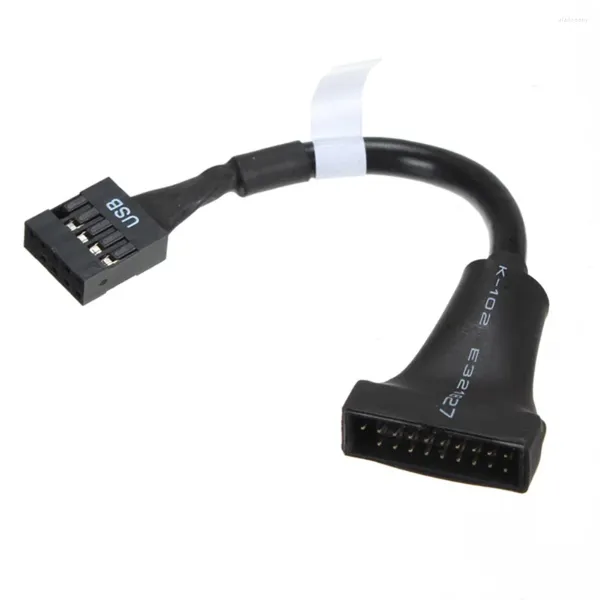 Cabos de computador USB 3.0 20 pinos macho para 2.0 9 pinos fêmea placa-mãe casa conversor cabo adaptador sp99