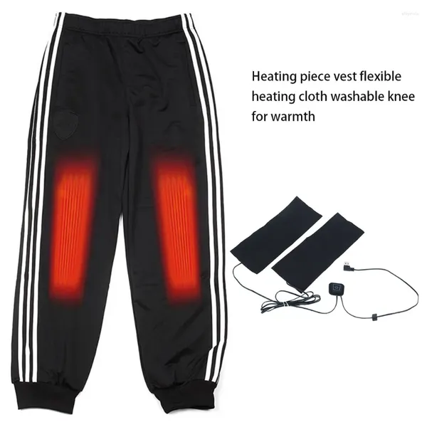 Tappeti Pantaloni elettrici Tappetino riscaldante Tempo freddo Scaldino invernale Interno portatile Flessibile Morbido Vestiti Gilet Riscaldamento Tappetino riscaldatore