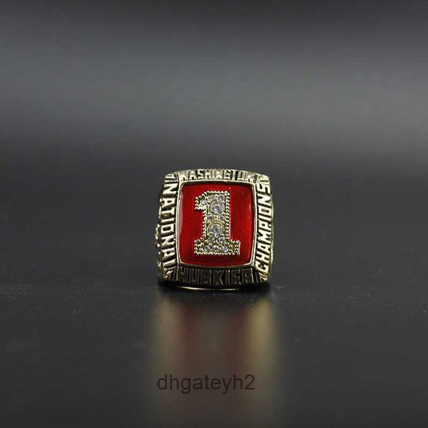 C8G2 Bandringe Ncaa 1991 University of Washington Sled Dog Championship Ring Qurn