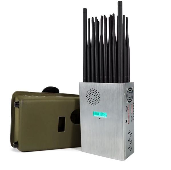 Супер мощный 28 диапазонов Jamm er GPS Wi-Fi LoJack/XM GSM 3G 4G 5G сигнал мобильного телефона al изолятор brouilleur de Signaux
