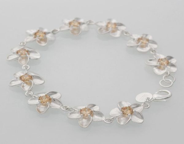 Feines 925er-Sterlingsilber-Armband für Damen und Herren, 2020, modisches 925er-Silber-Blumenkette, 20,3 cm Armband, Italien, Neuankömmling, Weihnachten, Gf4651191