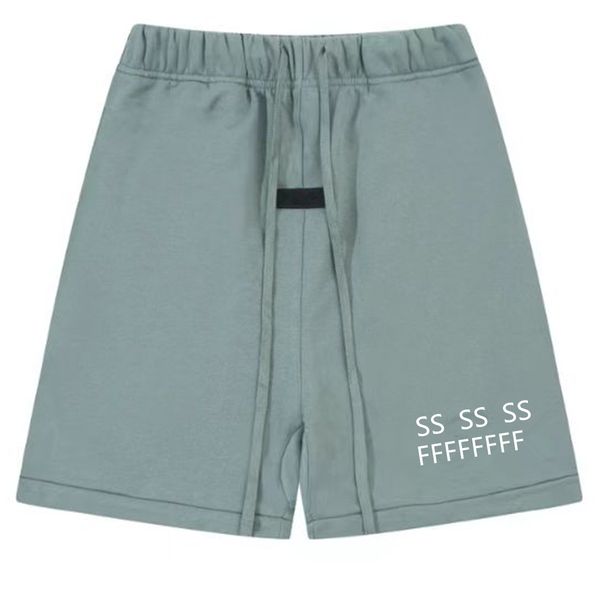 Shorts de grife homens mulheres shorts casuais de algodão luxuoso casual calças curtas pesadas de borracha shorts grandes unissex shorts roupas vestuário maré na altura do joelho calças shorts