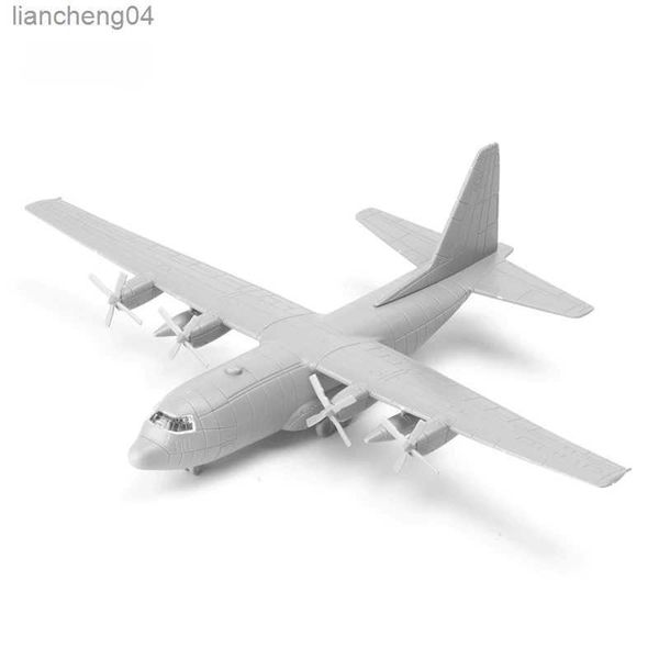 Модель самолета 4D 1/144, США Lockheed C-130h Hercules Transporter в сборе, военная модель самолета, игрушка