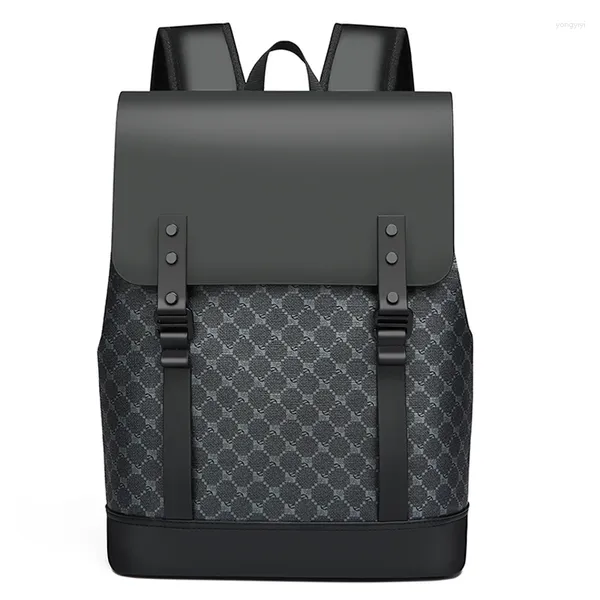 Mochila masculina de alta qualidade couro de alta capacidade sacos para designer de luxo mochila hombre sac a dos