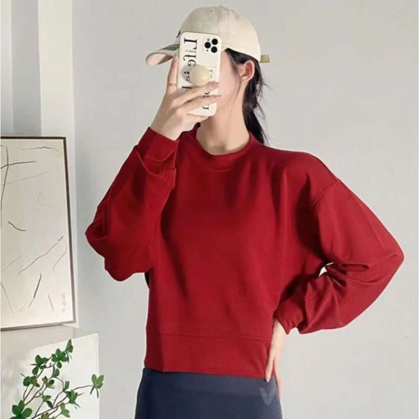 2024 lululemenI Align Yoga Manga Longa Oversized Swiftly Tech Girl Jogging Camisetas Soltas Musculação Gola Redonda Tops Camiseta Esportiva Feminina Treino Completo ao Ar Livre