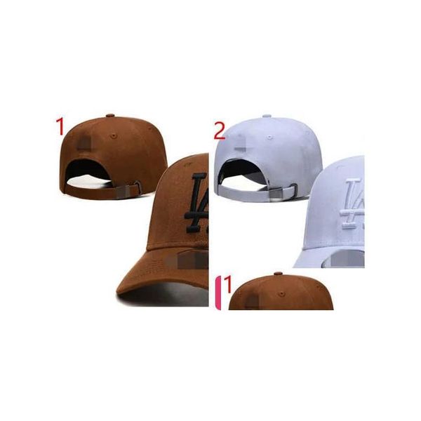 Cappellini da baseball 2024 Est Cappellino da uomo Designer S La Cappelli da baseball Trucker Per uomo Donna Rotondo Attivo Lettera regolabile con visiera H5-5.23-9 4 Dhshg