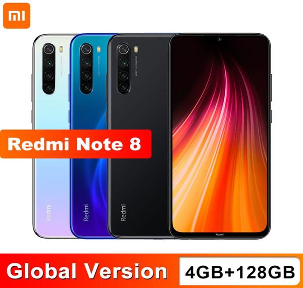 Versione globale Xiaomi Redmi Note 8 4GB 128GB Snapdragon 665 Octa Core Smartphone 63 pollici 48MP Quad fotocamera posteriore Cellulare3385196