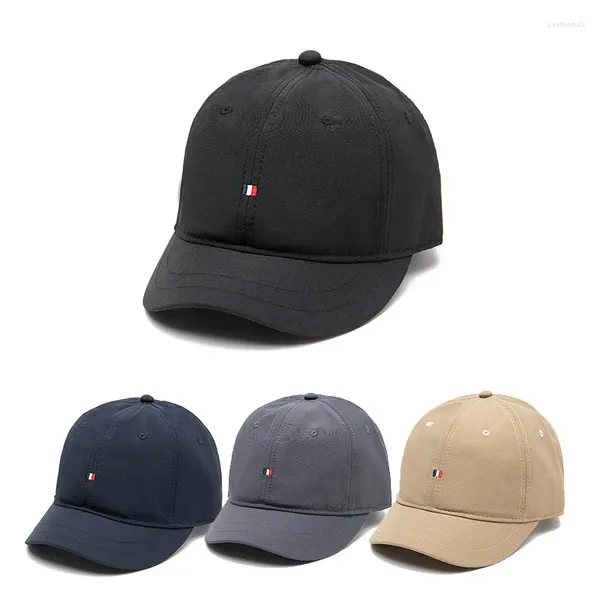 Ball Caps Schnell Trocknende Hut Kurze Krempe Baseball Kappe Wasserdicht Schweiß-absorbierende Hüte Für Frauen Männer Outdoor Reiten Snapback gorras