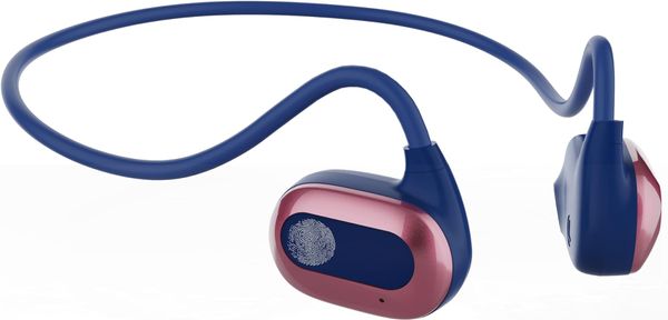 Cuffie Bluetooth TWS Vera conduzione ossea wireless sull'orecchio Cuffie sportive Cuffie a conduzione aerea pieghevoli Cuffie con tecnologia Blind Touch