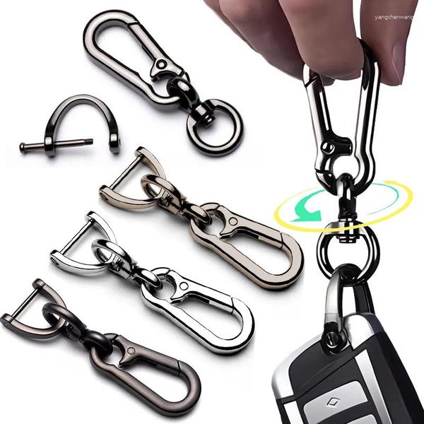 Schlüsselanhänger mit hängender Taille, hufeisenförmiges Metall, abnehmbarer Auto-Schlüsselanhänger, kreativ, personalisierbar, Anti-Verlust, tragbarer Schlüsselanhänger, Zubehör