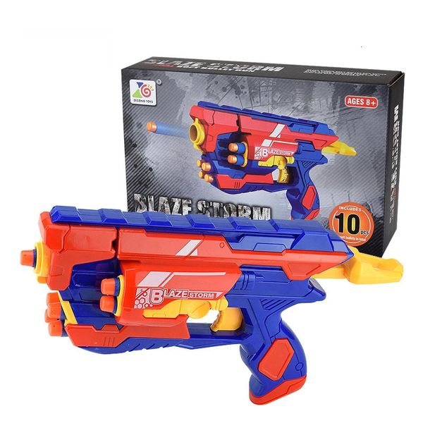 TISNERF Manuale per bambini Proiettili morbidi Pistola giocattolo in plastica per freccette Nerf Pistola giocattolo Pistola a lungo raggio Dart Blaster Giocattoli per bambini Regalo di Natale 240220