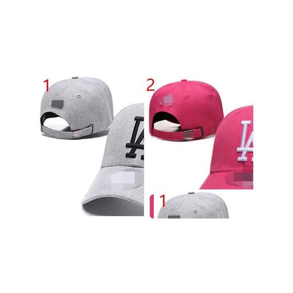 Cappellini da baseball 2024 Est Cappellino da uomo Designer S La Cappelli da baseball Trucker Per uomo Donna Rotondo Attivo Lettera regolabile con visiera H5-5.23-9 6 Dhgyf