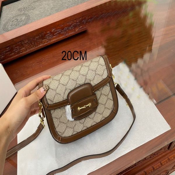 Mini borsa da sella di design per donna Borsa a tracolla famosa per fotocamera Borse a tracolla messenger casual in vera pelle221O