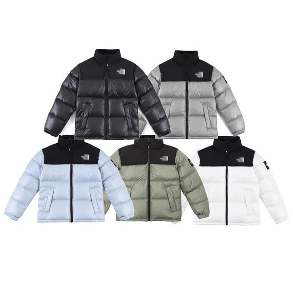 Herren- und Damen-Daunenjacke 2024 Designer 1:1 Original benutzerdefiniertes großes Gitter Nuptse klassische kurze Daunenjacke Luxus lose Mode NFC-Chip höchste Version