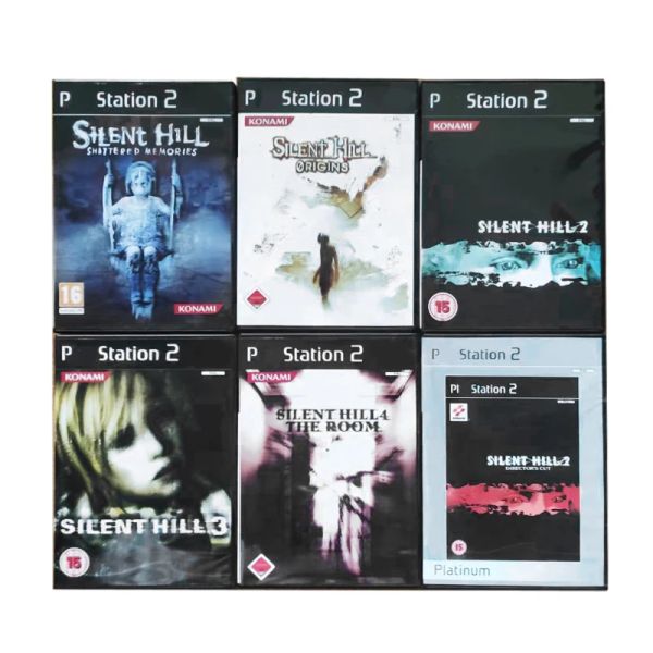 Offerte Copia la serie PS2 Silent Hill con sblocco manuale del disco di gioco Console Station1 Parti di videogiochi a lettura diretta con driver ottico retrò