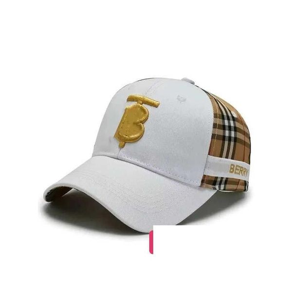 Berretti da baseball da uomo di alta moda per cappelli firmati classici da donna scozzesi da baseball di lusso retrò lettera secchiello da sole accesso alla consegna di goccia Dhsp3