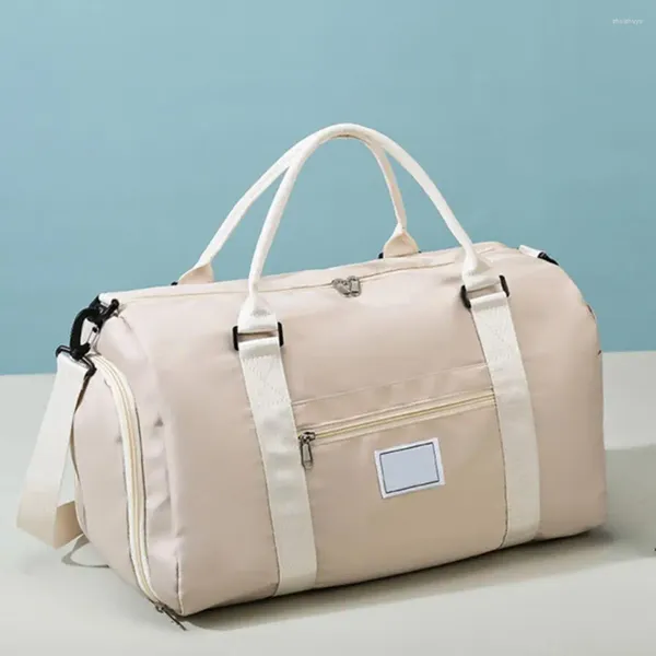 Sacos de armazenamento Ginásio Duffle Bag Capacidade Viagem à prova d'água com compartimento de sapato para atividades ao ar livre Weekender Bagagem Mala