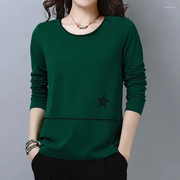 Frauen Blusen Mode Oansatz Lose Alle-spiel Stickerei Bluse Kleidung 2024 Herbst Winter Übergroßen Casual Pullover Koreanische Shirt