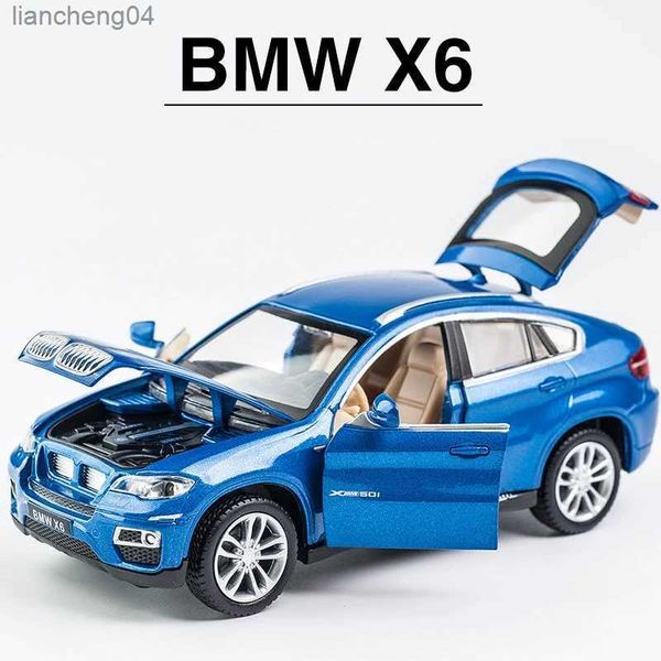 Druckguss-Modellautos Caipo 1 32 BMW X6 SUV Legierungsauto Druckguss Spielzeugfahrzeuge Automodell Miniatur-Modellautospielzeug für Kinder