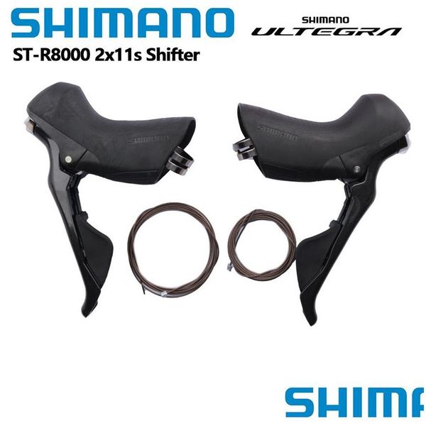 Deragliatori bici Shimano Tegra R8000 Str8000 Bicicletta da strada 11 velocità Destra Sinistra Sti Shifter Set 2 X Leva Dual Control 230808 Drop Deli Dhsry