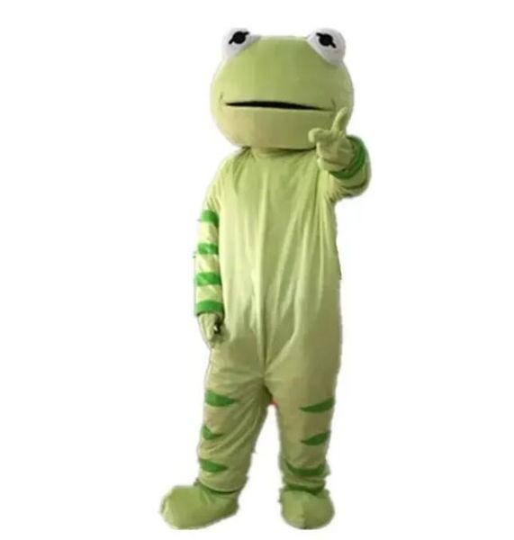 Hochwertige grüne Frosch-Maskottchen-Kostüme für Erwachsene, Halloween, ausgefallenes Partykleid, Zeichentrickfigur, Karneval, Weihnachten, Ostern, Werbung, Geburtstagsfeier