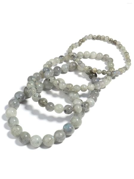 Strand oaiite natural glitter pedra pulseira para homem charme espiritual cura yoga meditação frisado feminino jóias presente