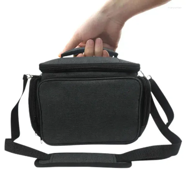 Saklama torbaları ısı pres taşıma çantası koruyucu tote çanta, kalem aletleri için sap ve omuz kayışı organizasyonu