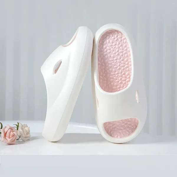Terlik serin ev banyo ışığı yumuşak-soleged için kadın erkek ayakkabıları kadınlar zapatos mujer
