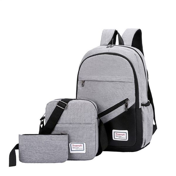 SHUJIN Новый комплект из 3 предметов, противоугонный рюкзак для мужчин и женщин, повседневный рюкзак для путешествий, школьные сумки для ноутбука, Sac A Dos Homme Zaino216S