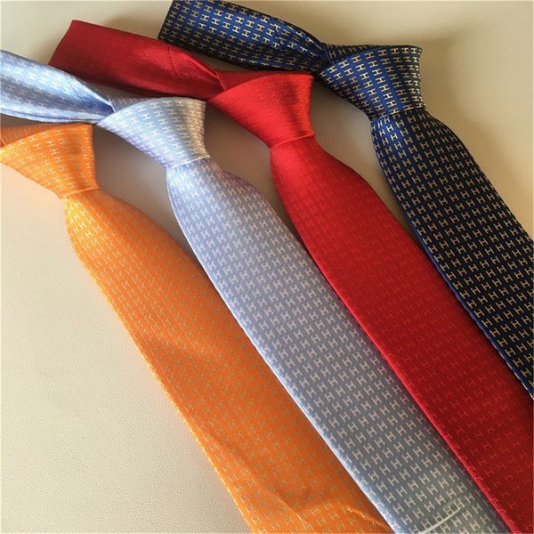 Cravatta di design Cravatta di seta nero blu Jacquard tessuta a mano per uomo Cravatta casual e da lavoro da sposa Moda Hawaii con cravatte a scatola