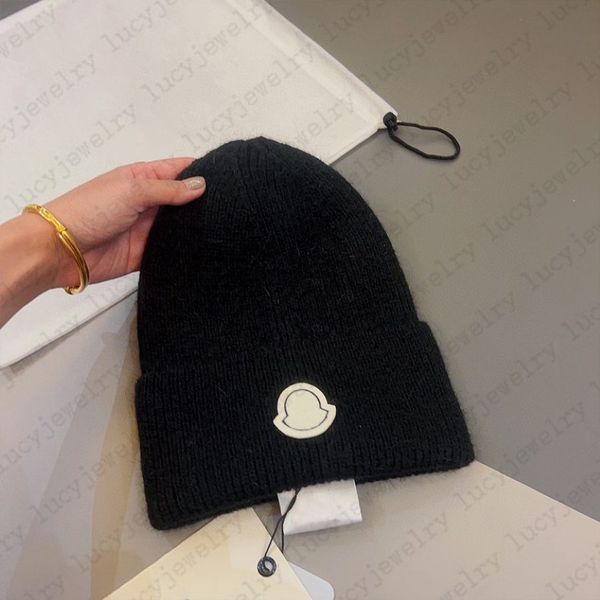 Cappello lavorato a maglia Beanie Cap Designer Skull Caps per uomo Donna Cappelli invernali 3 colori Nero Bianco Grigio237J