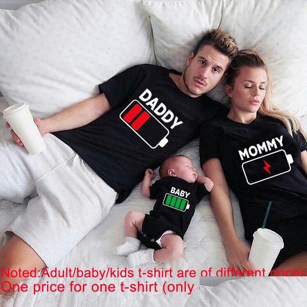 Familie Passende Outfits Baby Kleinkinder Mutter Kinder T-Shirts und Tochter Vater Sohn Mädchen Jungen Bodys Baumwolle Gemütlich 230601 Drop Dhvrk