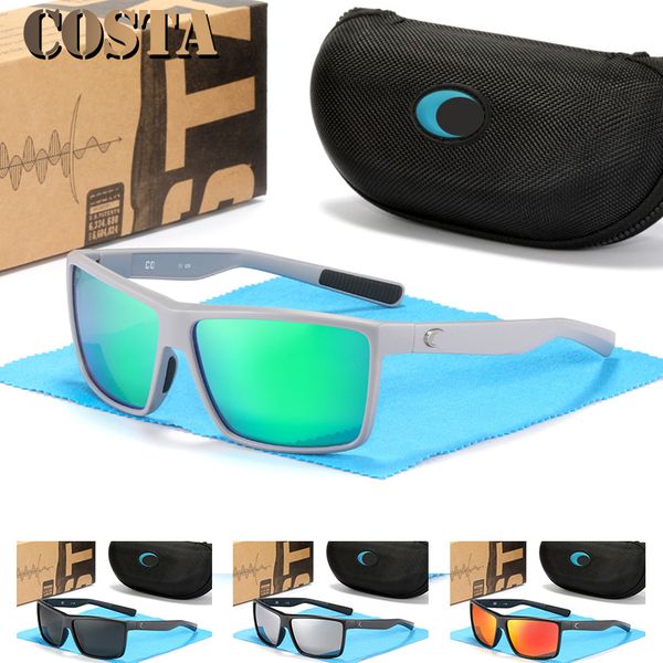 Costas Costas 580P Designer-Sonnenbrille für Herren und Damen, polarisierte Sonnenbrille, quadratischer Rahmen, TR90, Sport-Angelbrille