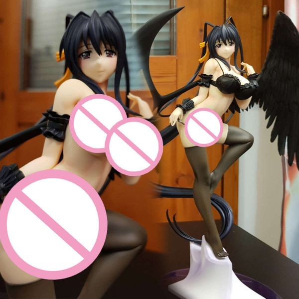 Anime Manga 30CM High School Dxd Born Anime Sexy Girl Petto morbido Himejima Akeno Action PVC Figure Collezione per adulti Modello Giocattoli bambola