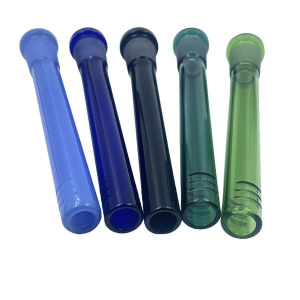 Glas-Downstem-Shisha-Rohr, bündig oben, weiblicher Reduzieradapter, 15 cm, diffuser Down-Stem-Diffusor für Wasserpfeifen, Bongs