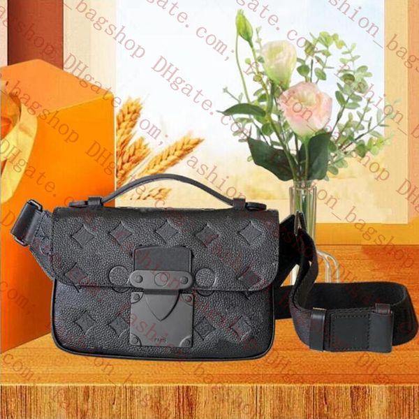 Lüks deri göğüs çantası erkek kadın tasarımcı sling seri çanta omuz çantası moda crossbody elçi çantası fany paketi cüzdan çantası m45807