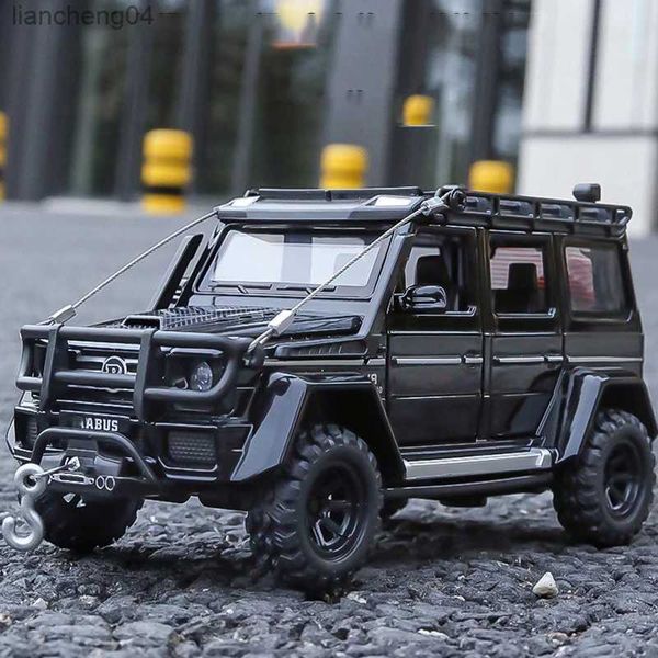 Druckguss-Modellautos 1 32 Benz G550 Adventure 4X4 V8 Legierungsguss-Spielzeugautomodell Sound und Licht Kinderspielzeug Sammlerstücke Geburtstagsgeschenk