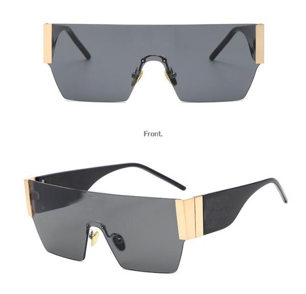 Verão homens mulher moda ciclismo óculos de sol ao ar livre óculos de sol homens lente de uma peça condução praia sunglasse 7 cores óculos senhoras homem à prova de vento óculos grande quadro