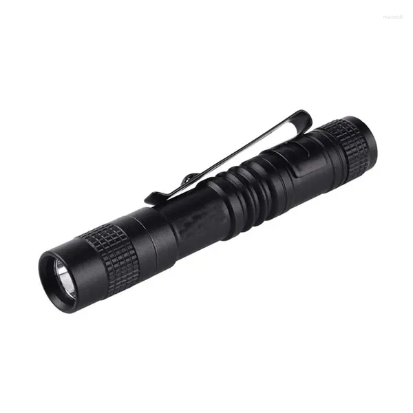 Taschenlampen Taschenlampen Stift Taschenlampe Super Kleine Mini XPE-R3 LED Lampe Gürtel Clip Licht Tasche Mit Holster