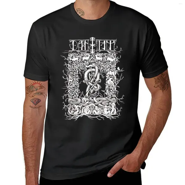 Polo da uomo T-shirt Danheim Serpent Maglietta ad asciugatura rapida Top estivi Magliette nere Abbigliamento per uomo