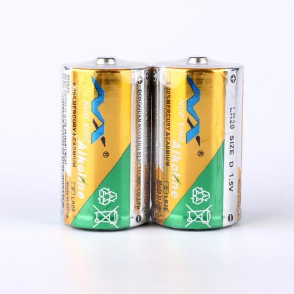 Einweg-Alkaline-Batterie LR20D, 220 mAh, 1,5 V, Trockenbatterien, für Heizung, Gaszähler, Gasherd, Feuermacher, Taschenlampe, Parkschloss, elektronische Orgel