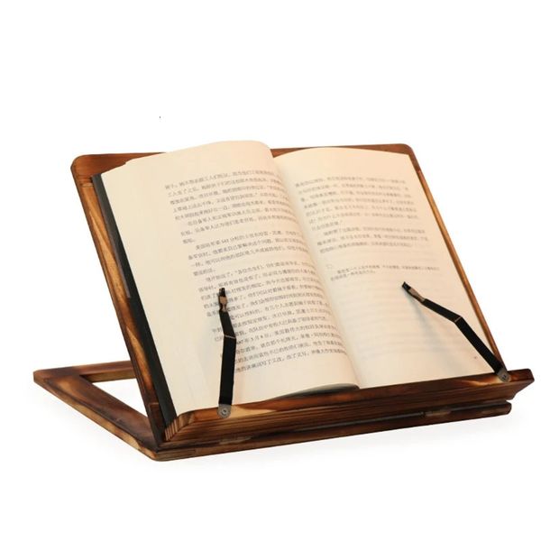 2024 livro de receitas documento bookends desktop suporte para fora livro suporte retro ajustável leitura resto titular 240222