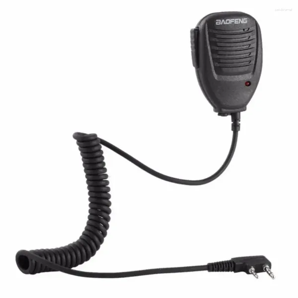 Microfoni Microfono con altoparlante portatile per Baofeng 888S 5R UV82 8D 5RE 5RA Auricolare Radio bidirezionale Walkie Talkie