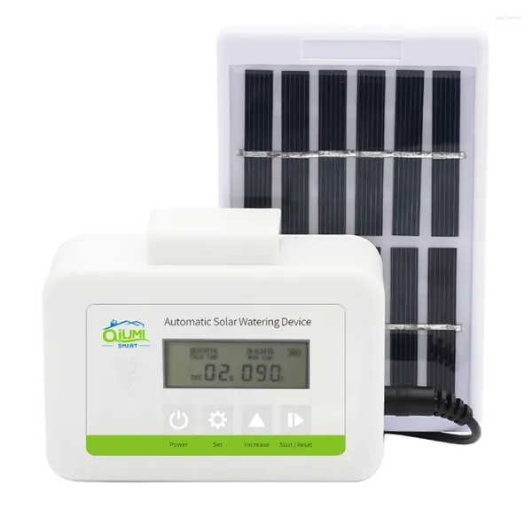 Controle Home Inteligente Qiumi Jardim Controlador de Água Gramado Flores Varanda Rega Irrigação Para Energia Solar