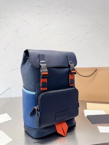 Tasarımcı sırt çantası erkekler şık sırt çantaları klasik eski çiçekler flip deri sırt çantası büyük kapasiteli geometrik desen backpacks kadın bilgisayar çantası okul çantası