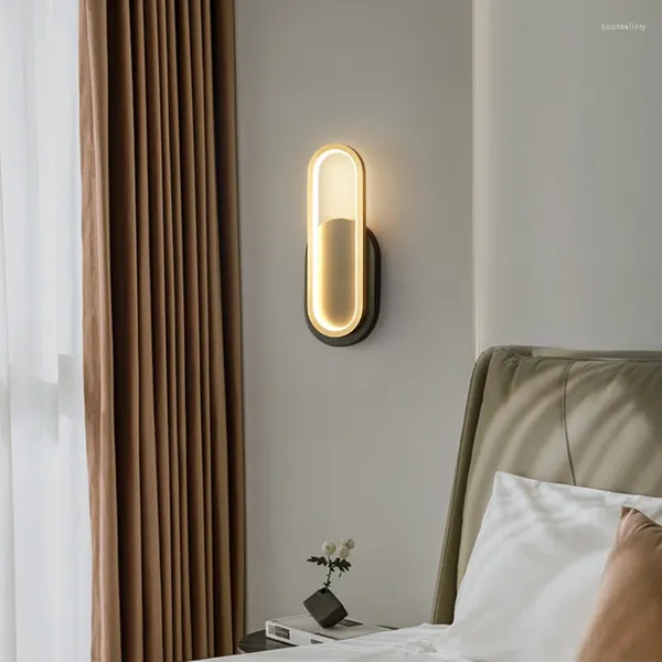 Wandlampen Moderne LED-Glaslampe Licht Außen Merdiven Esszimmer-Sets Niedliche Applikation zum Lesen