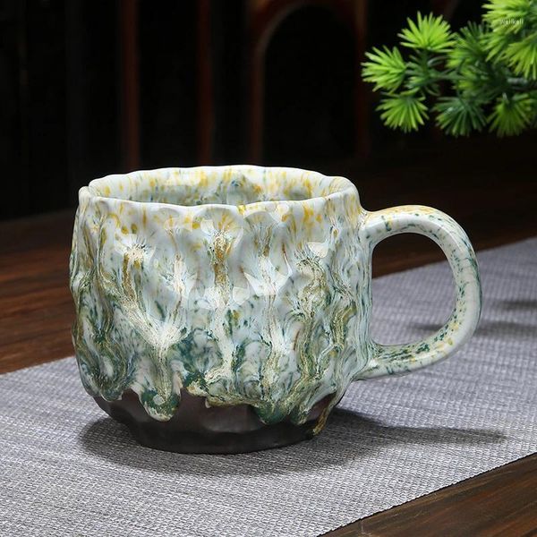 Tassen Guopin China Porzellan Kaffeetasse Espressotassen Traditionelle chinesische Retro-Stil Keramik Teetasse GGF